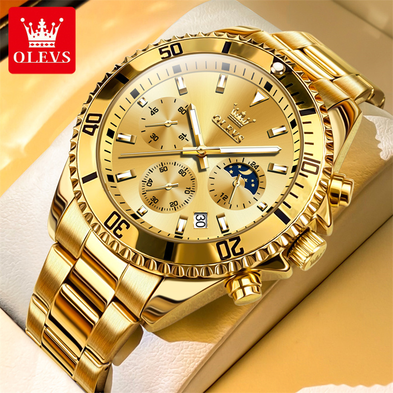 Luxury Watch Investment - OLEVS zegarek męski Top marka luksusowe