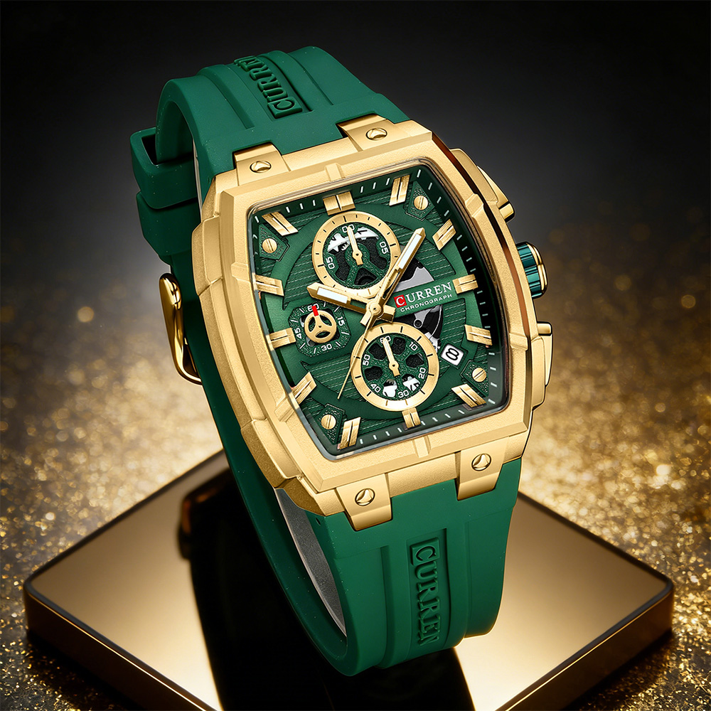 Luxury Watch Life - CURREN Luksusowy Zegarek Męski Vintage Sportowy
