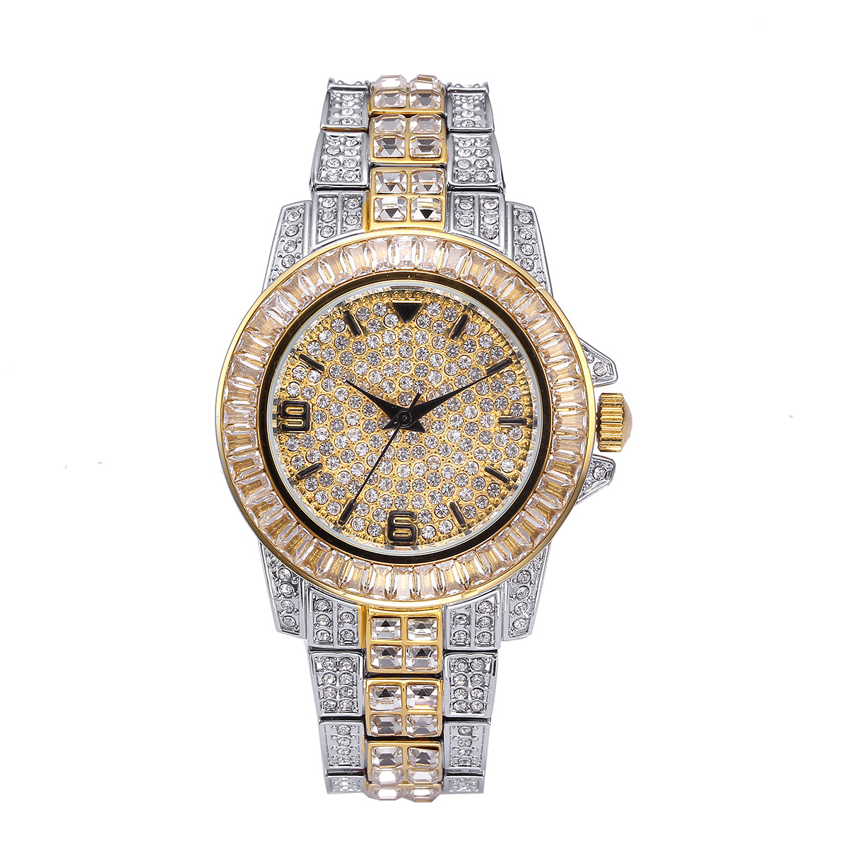 Luxury Watch For Women - Luksusowe zegarki kwarcowe z pełnym kamieniem,