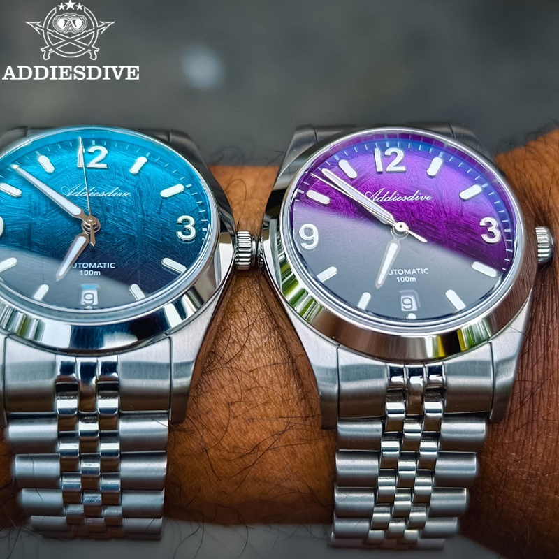 Luxury Watch Repair - ADDIESDIVE Nowy Automatyczny Zegarek Mechaniczny AD2547