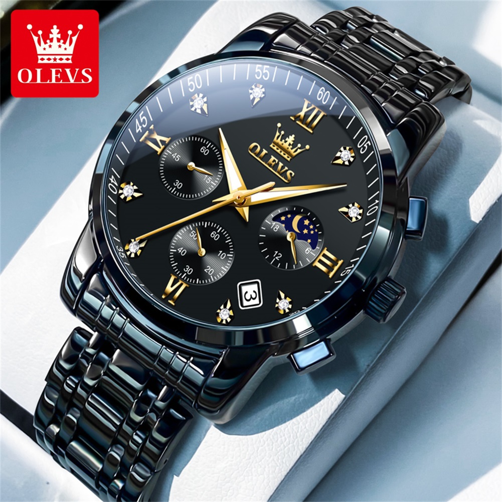 Luxury Watch Investment - OLEVS Popularne męskie zegarki ze stali