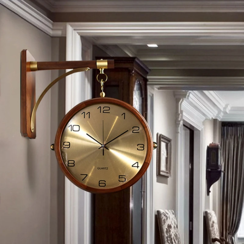 Luxury Watch Wall Clock - Lekkie luksusowe ciche metalowe zegary ścienne
