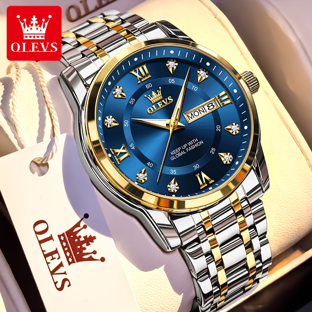 Luxury Watch Life - OLEVS Marka Modne męskie zegarki ze