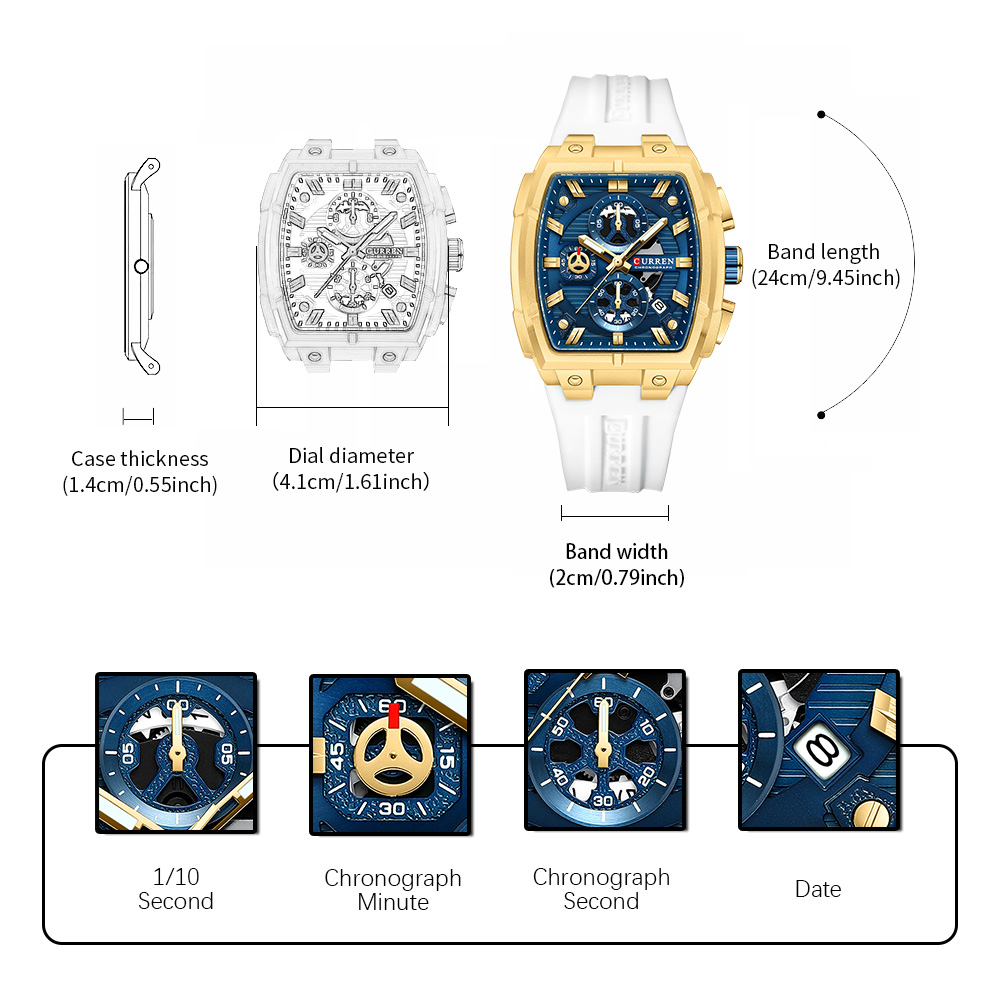 CURREN Luksusowy Zegarek Męski – Luxury Watch Life recenzja i cena