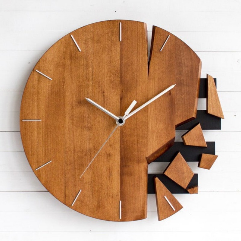 Okrągłe Ciche Zegary Ścienne D – Luxury Watch Wall Clock recenzja i cena