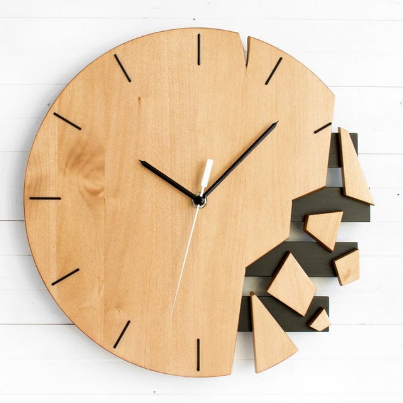 Okrągłe Ciche Zegary Ścienne D – Luxury Watch Wall Clock recenzja i cena