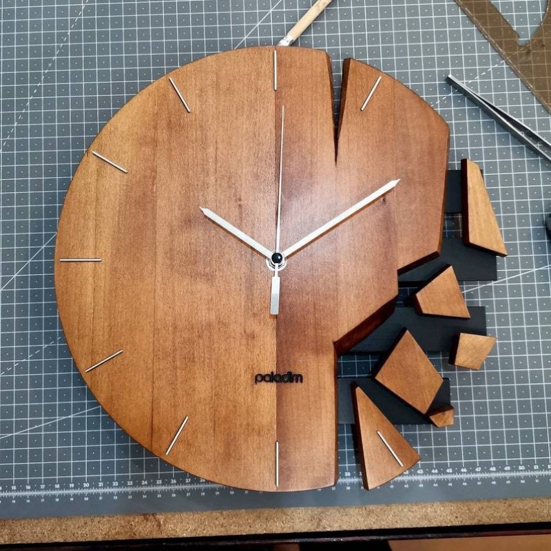 Okrągłe Ciche Zegary Ścienne D – Luxury Watch Wall Clock recenzja i cena