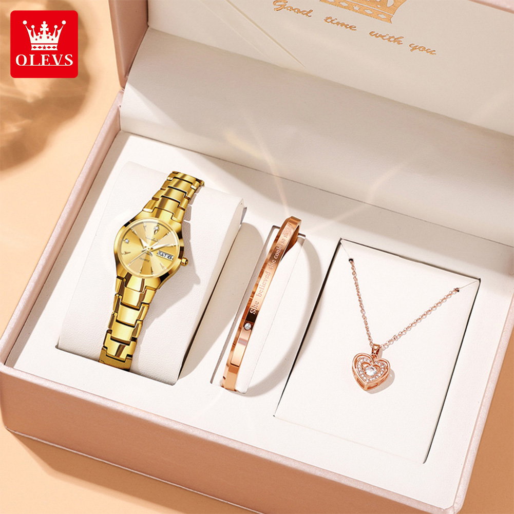 Zegarek damski OLEVS 8697 Luks – Luxury Watch For Women recenzja i cena