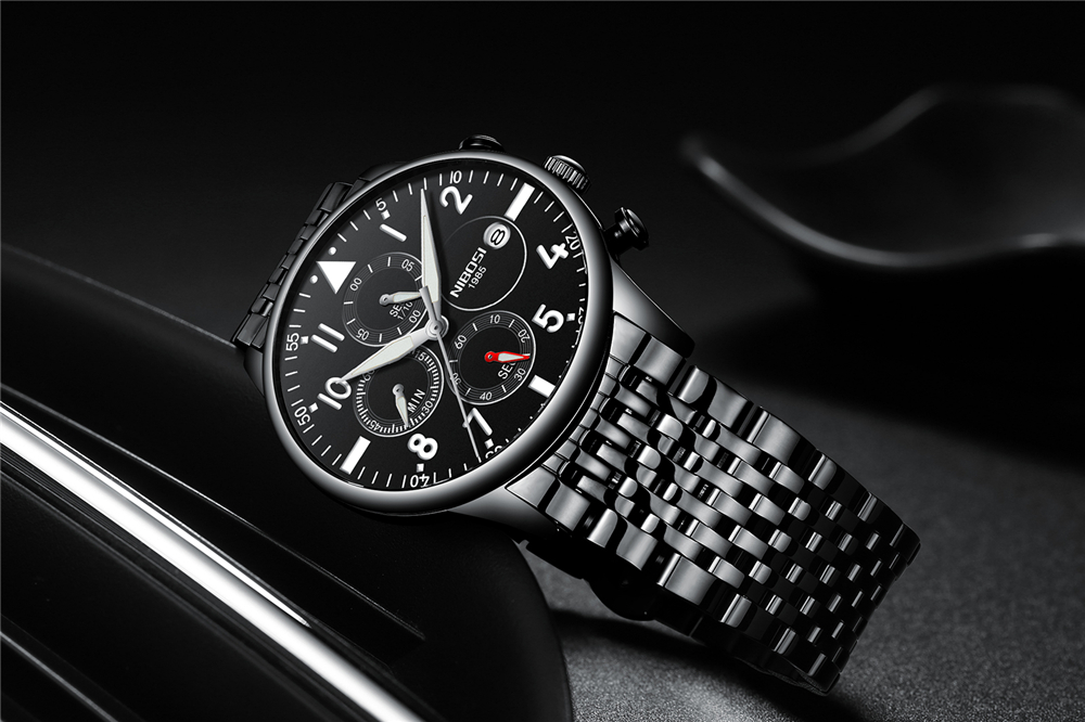 NIBOSI Modne Zegarki Męskie To – Luxury Watch Life recenzja i cena