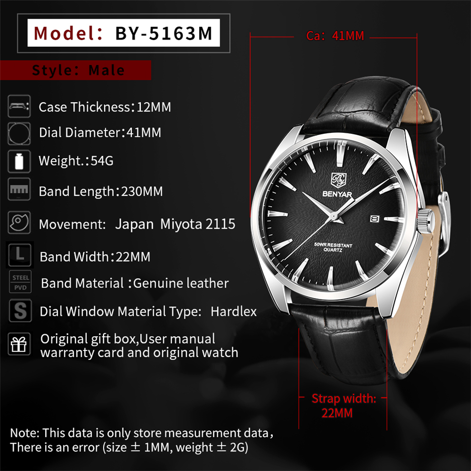 Benyar 5163 Luksusowe zegarki  – Luxury Watch Investment recenzja i cena