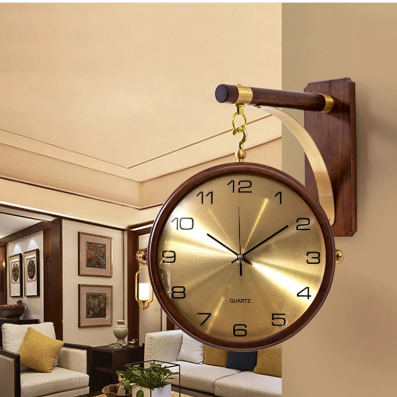 Lekkie luksusowe ciche metalow – Luxury Watch Wall Clock recenzja i cena