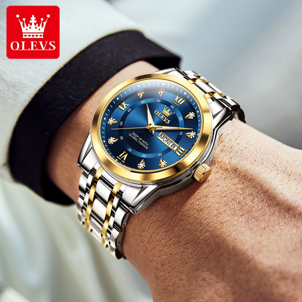 OLEVS Marka Modne męskie zegar – Luxury Watch Life recenzja i cena