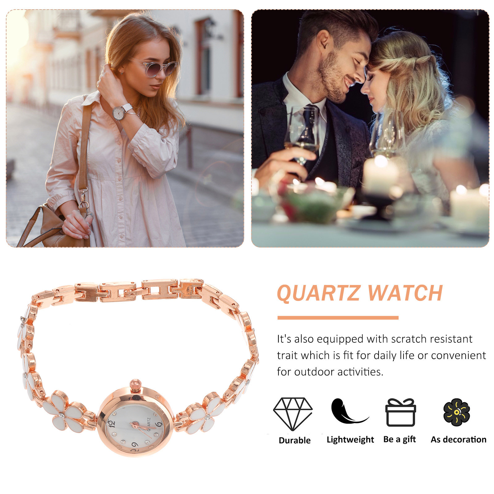 Wyjątkowy zegarek z białą bran – Luxury Watch For Women recenzja i cena